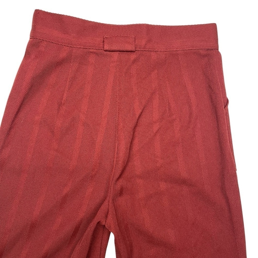 Free People Herringbone Flare Leg Pants Size 4 - Picture 5 of 11